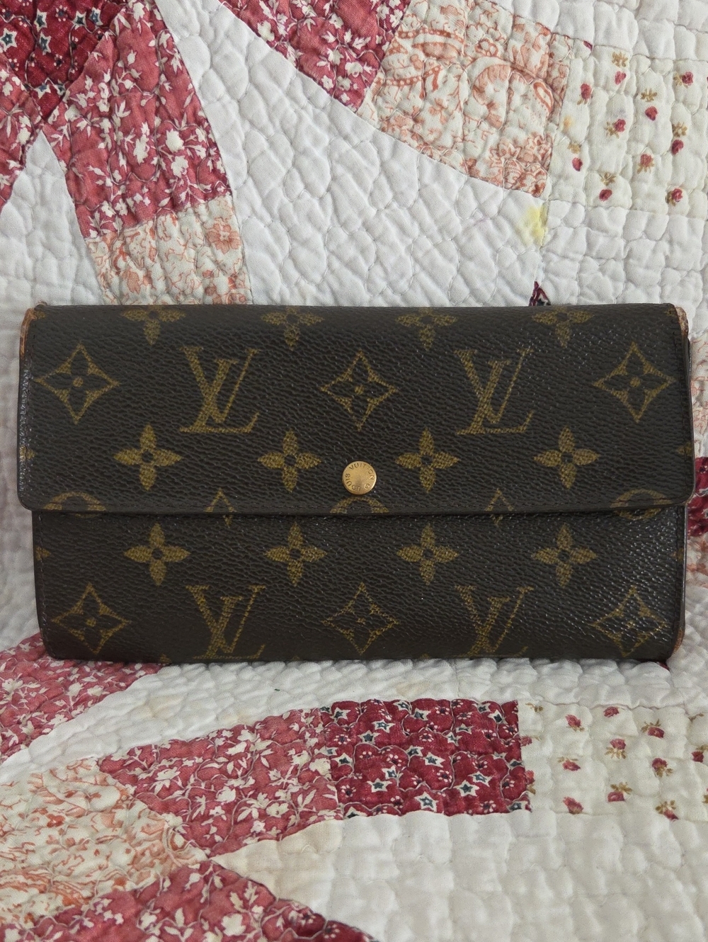 Louis Vuitton Monogram Continental Wallet in Brown